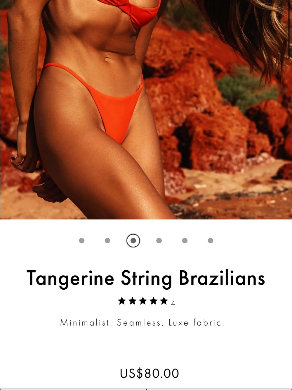 ARK SWIMWEAR Tangerine Bikini - Picture 3 of 12